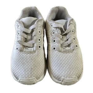 Adidas Toddler ZX Flux White Mesh Torsion Training Walker Sneakers Shoes 6K